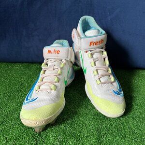 Nike Air Alpha Huarache Elite Mid “Fresh Pack” Baseball Cleats FZ5269 Size 10